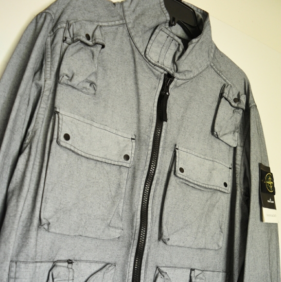 Stone Island Canvas Placcato Jacket 